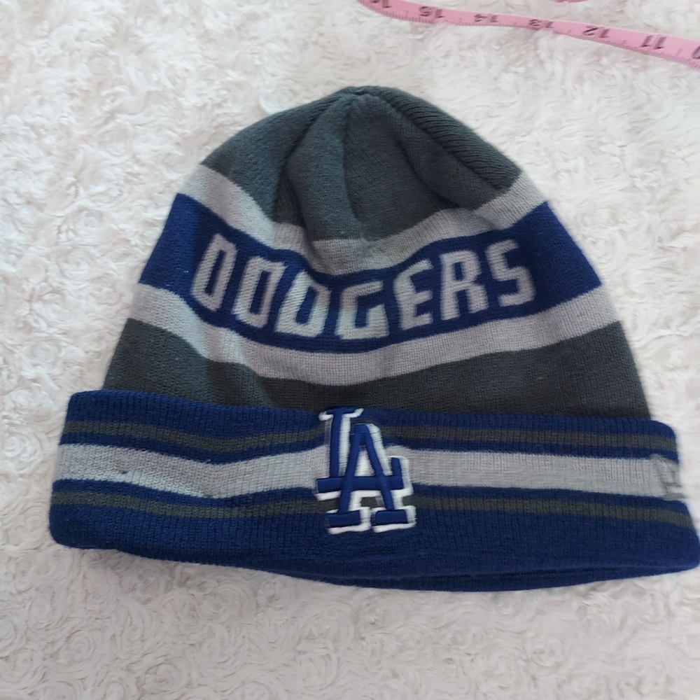New Era Los Angeles Dodgers Baseball knit logo beanie 2025 Champions Pantone